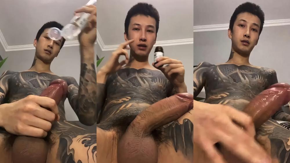 Thailand tattoo big cock